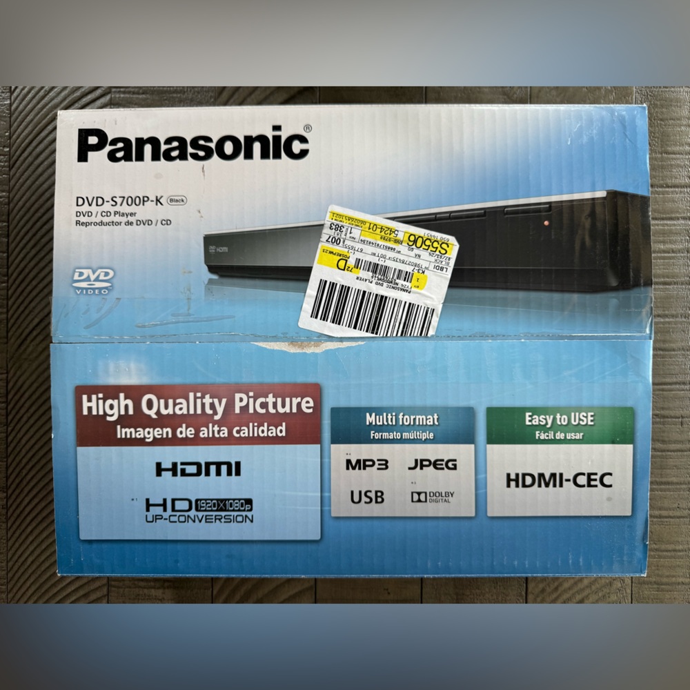 Panasonic Black DVD Player with HDMI-CEC (NEW) - Picture 2 of 14